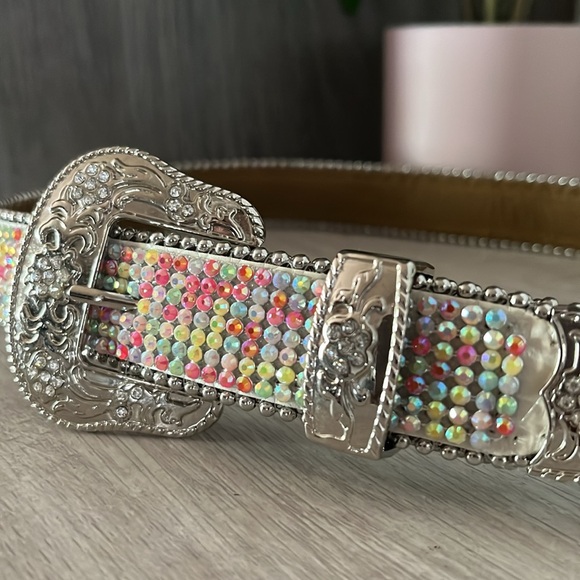 Rhinestones Western Belt - Picture 3 of 14